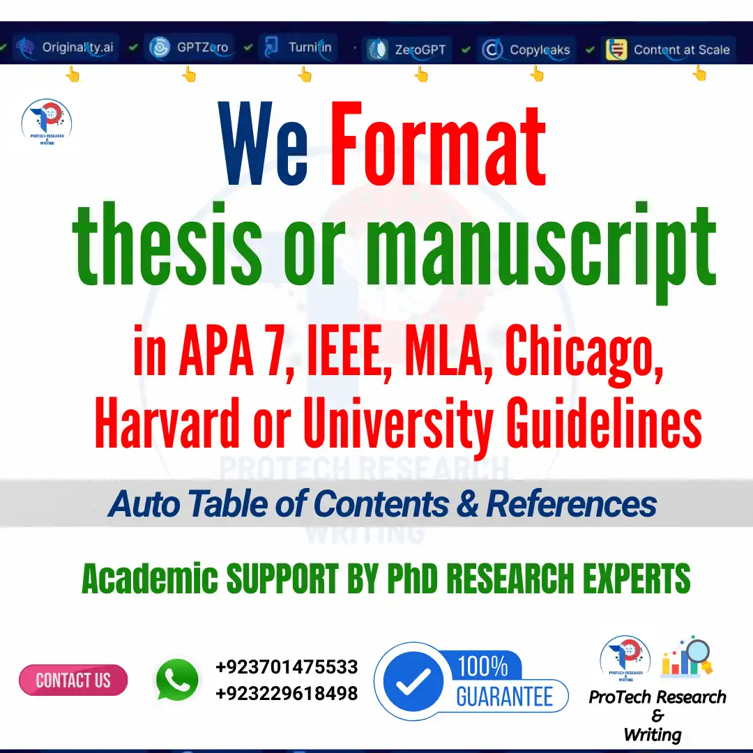 Academic formatting support