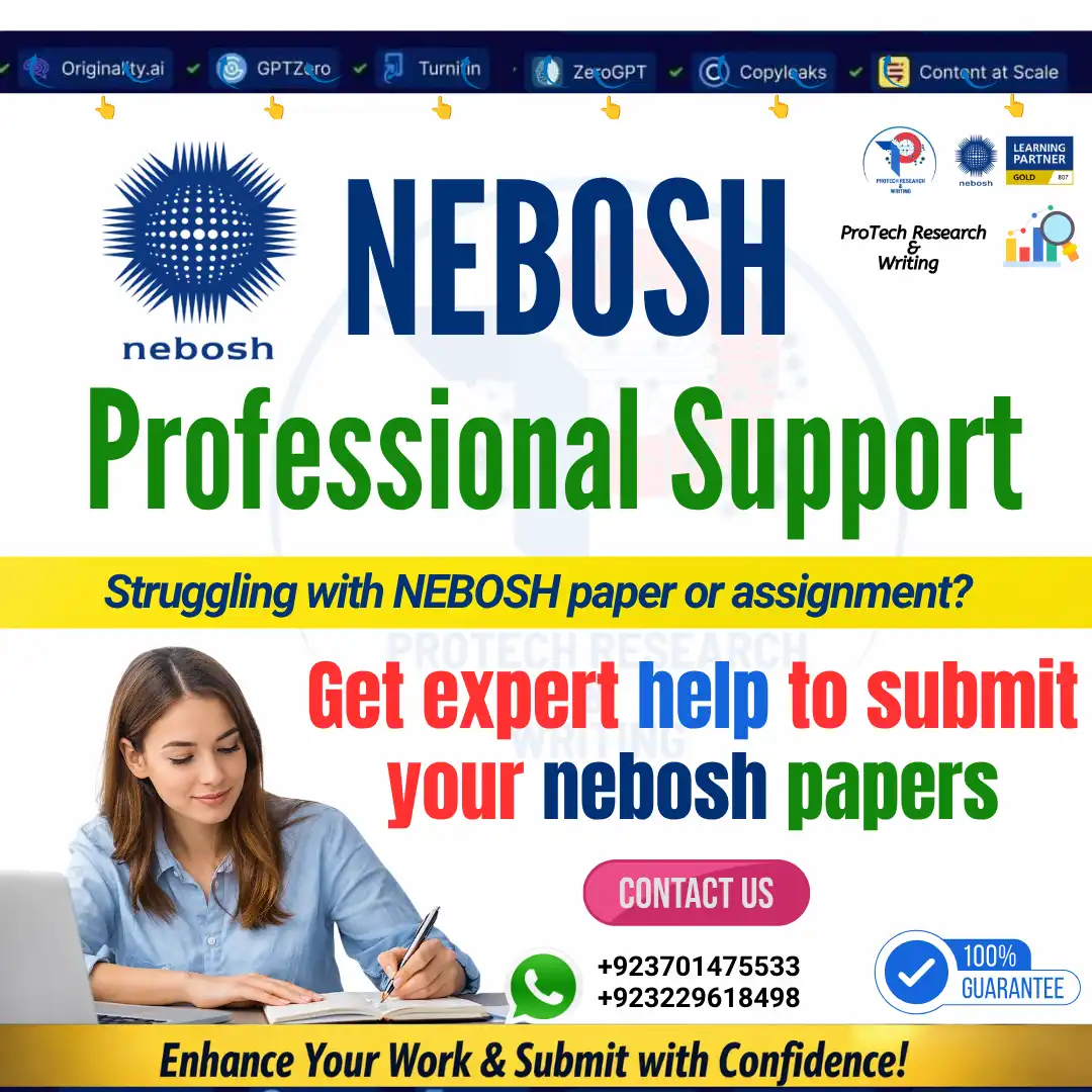 NEBOSH Support service poster